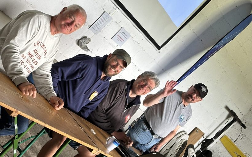von links: Bömmel, Andy, Bernd, Andi
